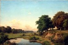 211/orlovskiiy_vladimir_- пейзаж с прудиком. 1880-е